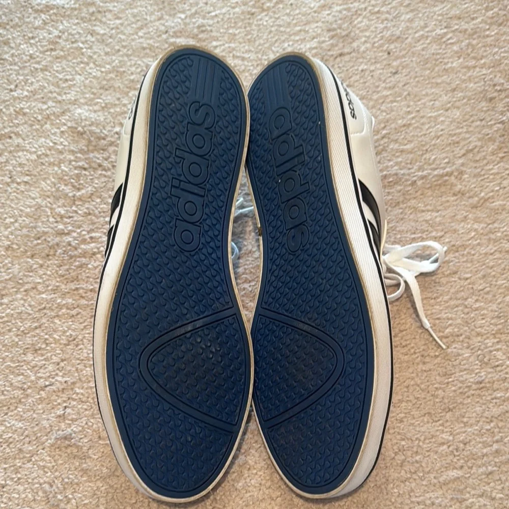 Adidas White and Black Classic Sneakers